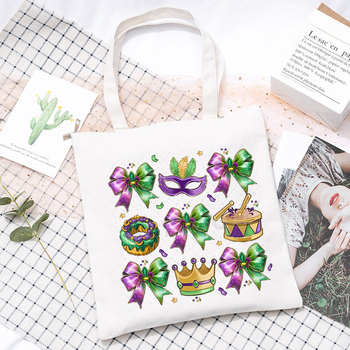 Didelės talpos tarpvalstybinis „Carnival“ spausdintas studentų krepšys korepetitoriui, rankinis krepšys per petį, patogus krepšys