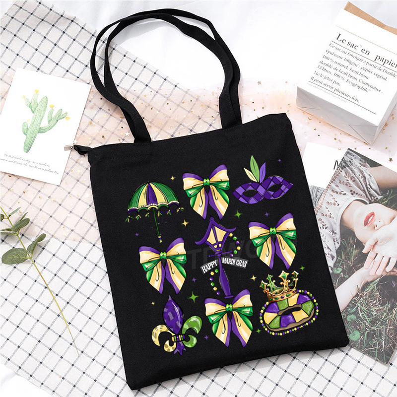 Didelės talpos tarpvalstybinis „Carnival“ spausdintas studentų krepšys korepetitoriui, rankinis krepšys per petį, patogus krepšys