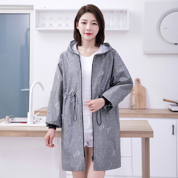 Kodumajapidamises kasutatav köögipõll pikkade varrukatega naiste köögi veekindel vööümbris internetikuulsuste õlikindel saastumisvastane tõmblukuga põll