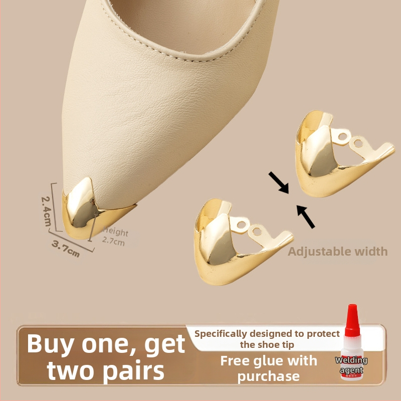 Varbakaitse, Varbakaitse, Löögivastane kingaots, Nahkne kingaotsakate, Kõrgete kontsade parandus, Terava ninaga kott, Varba metallist pea artefakt