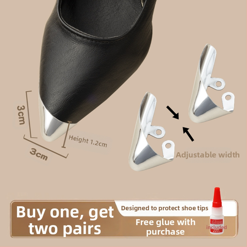 Varbakaitse, Varbakaitse, Löögivastane kingaots, Nahkne kingaotsakate, Kõrgete kontsade parandus, Terava ninaga kott, Varba metallist pea artefakt