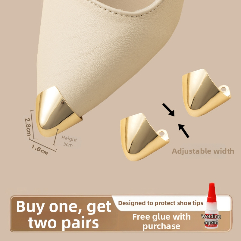 Varbakaitse, Varbakaitse, Löögivastane kingaots, Nahkne kingaotsakate, Kõrgete kontsade parandus, Terava ninaga kott, Varba metallist pea artefakt