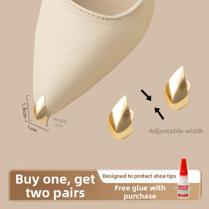 Varbakaitse, Varbakaitse, Löögivastane kingaots, Nahkne kingaotsakate, Kõrgete kontsade parandus, Terava ninaga kott, Varba metallist pea artefakt