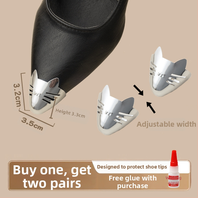 Varbakaitse, Varbakaitse, Löögivastane kingaots, Nahkne kingaotsakate, Kõrgete kontsade parandus, Terava ninaga kott, Varba metallist pea artefakt