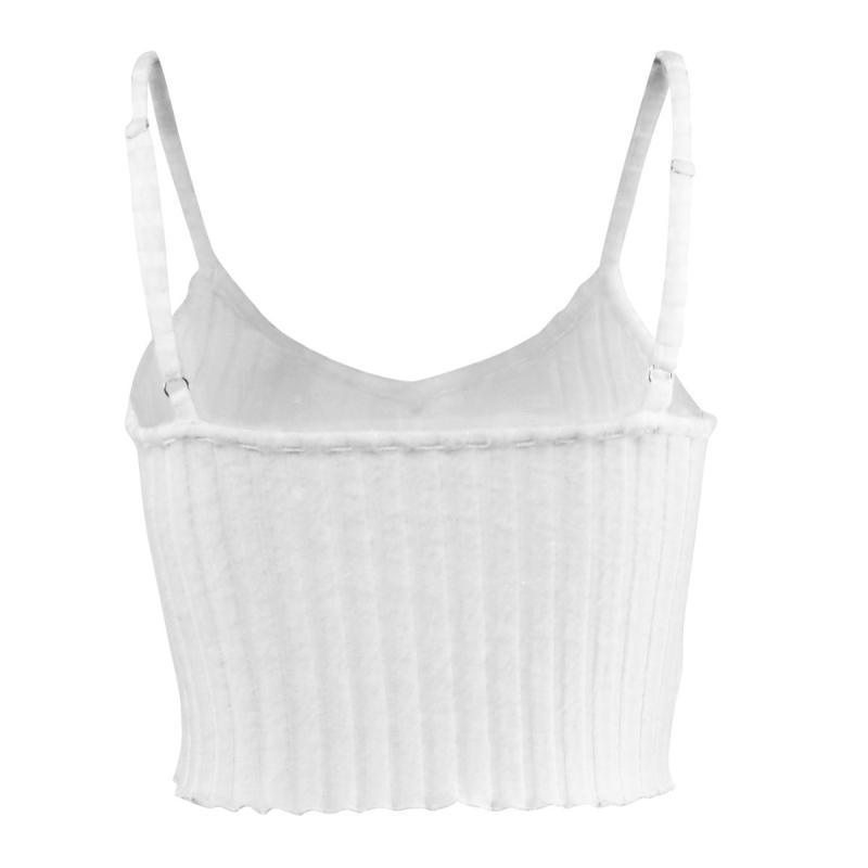 AB401 skorá jar nový štýl spodného oblečenia jednofarebné dievča čistá túžba pupok jednofarebné Street hrudník zobraziť jednoduché malé sling ženy