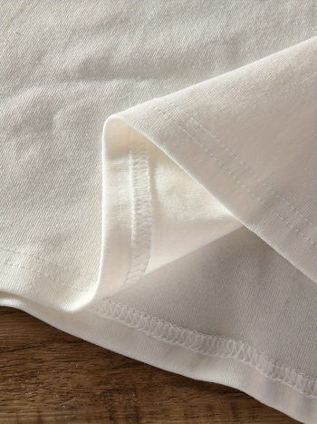 Tricou cu imprimeu de litere, top casual cu mânecă scurtă și guler rotund, vară și primăvară, îmbrăcăminte pentru femei