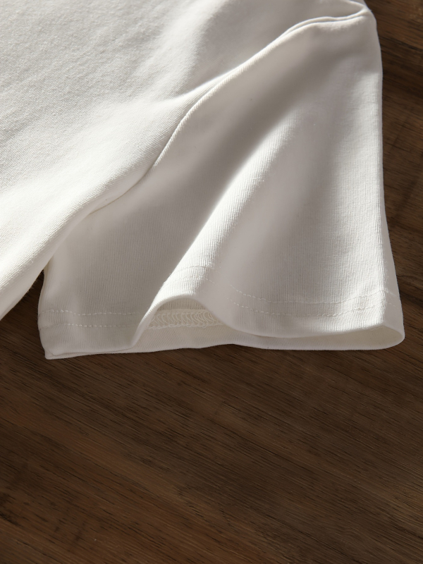 Tricou cu imprimeu de litere, top casual cu mânecă scurtă și guler rotund, vară și primăvară, îmbrăcăminte pentru femei