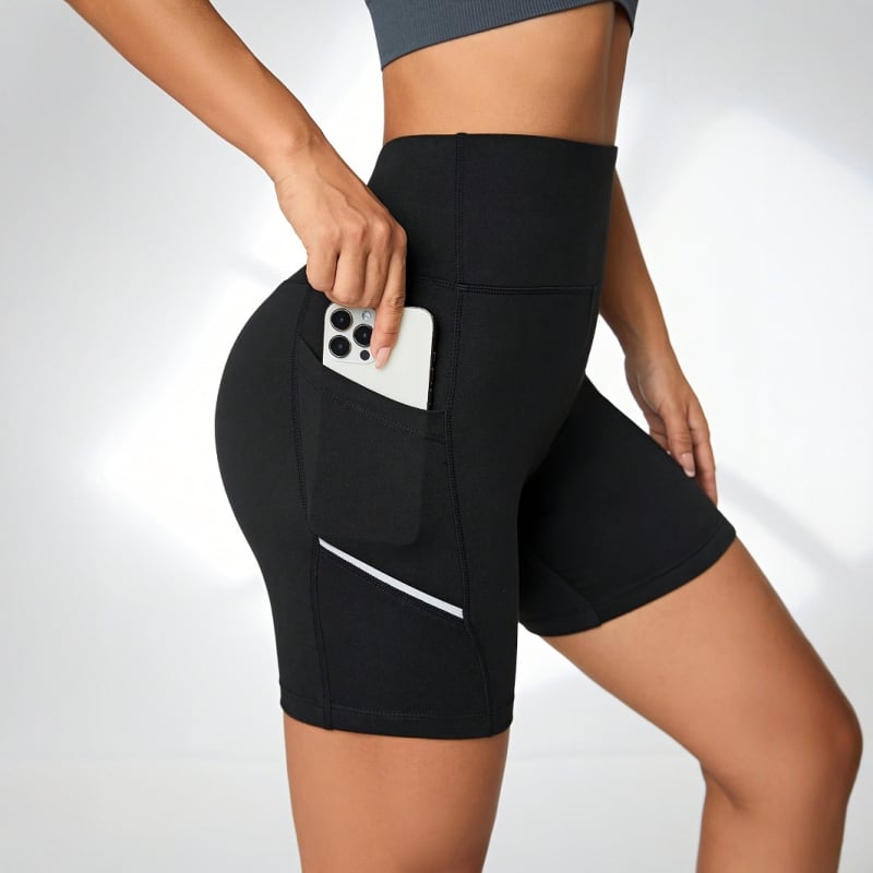 Pantaloni de yoga transfrontalieri, îmbinări europene și americane, cu talie înaltă, sexy, pentru alergare, pentru femei, colanți cu ridicare a feselor și absorbție a transpirației, pantaloni scurți cu uscare rapidă