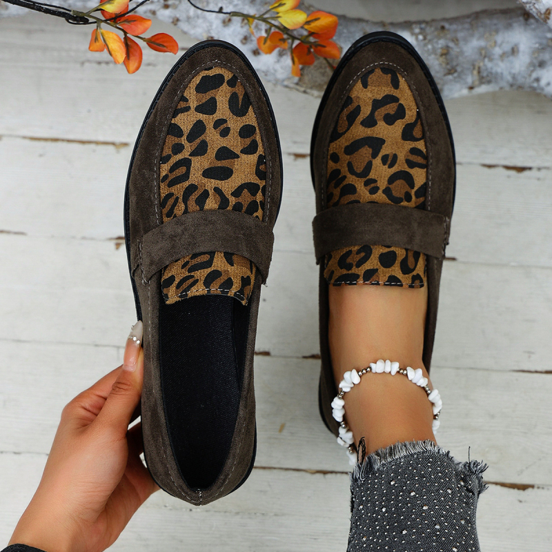 Dámske balerínky s plytkými ústami, veľké rozmery, jeseň 2024, európske a americké farebne zladené, nazúvacie, ležérne, hrubé podpätky, bochníkové, dámske topánky