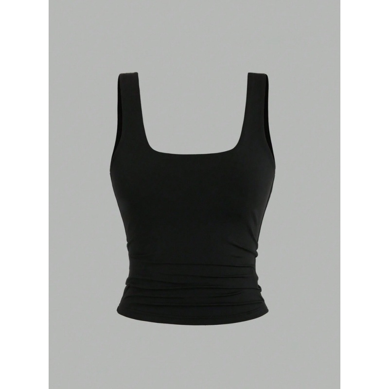 Vestă scurtă cu imprimeu leopard pentru femei, la modă, 2024, sexy, cu scurgeri de buric, cu guler în U mare