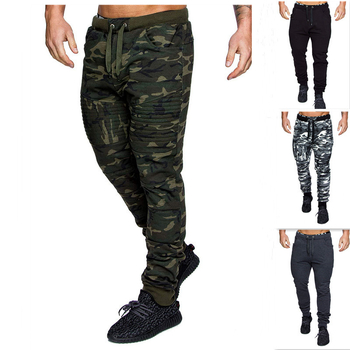 Pantaloni sport casual pentru bărbați 2022, comerț exterior european și american, design cu dungi hip hop, camuflaj, sport, fitness, pantaloni pentru bărbați