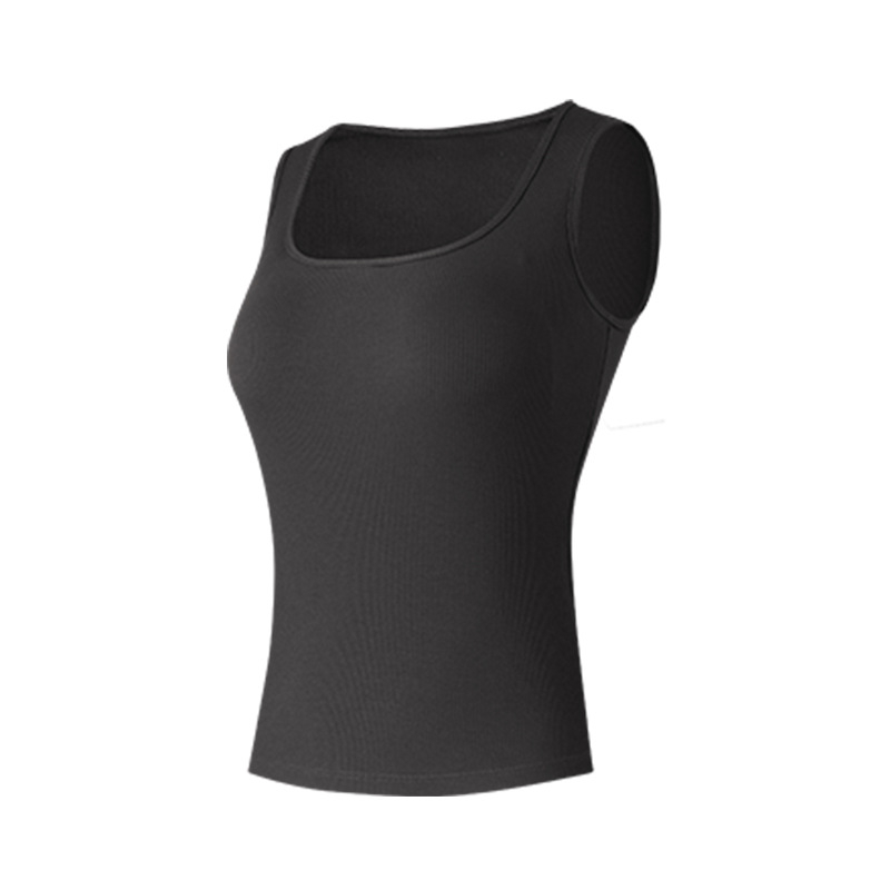 Sutien de damă cu guler de dovleac, culoarea cafelei, cu pernă de piept, cald, toamnă și iarnă, fără mâneci, camisol