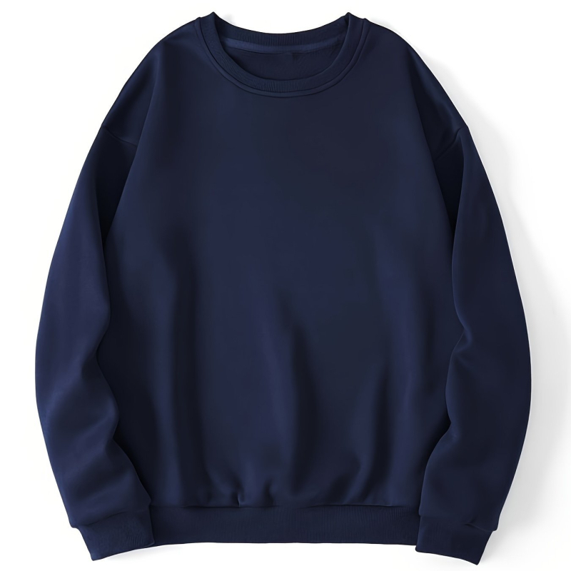 [Cod european transfrontalier] Hanorac cu guler rotund, culoare uni, pentru femei, autumn