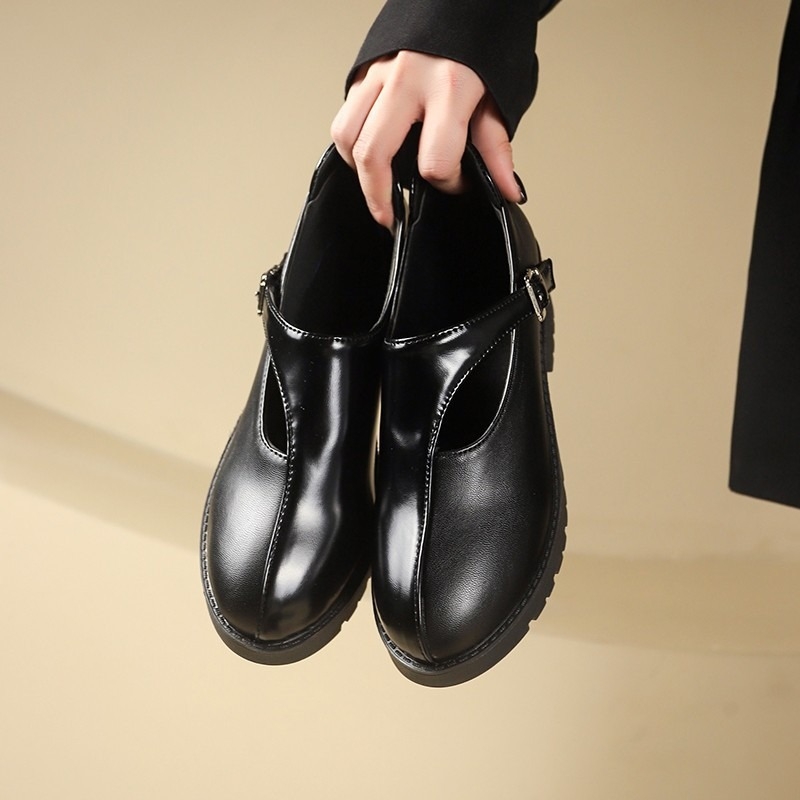 Mocasini din piele retro la modă, stil britanic, primăvară și iarnă, toamnă, stil occidental, cu model de șarpe, mărime plus, comerț exterior