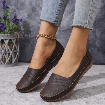 Μεγάλο Μέγεθος Νέα Εξωτερικού Εμπορίου Ραφή Laser Γυναικεία Φλατ Μοκασίνια Εξωτερικού Εμπορίου Διασυνοριακό Ηλεκτρονικό Εμπόριο Προμήθεια Ρετρό