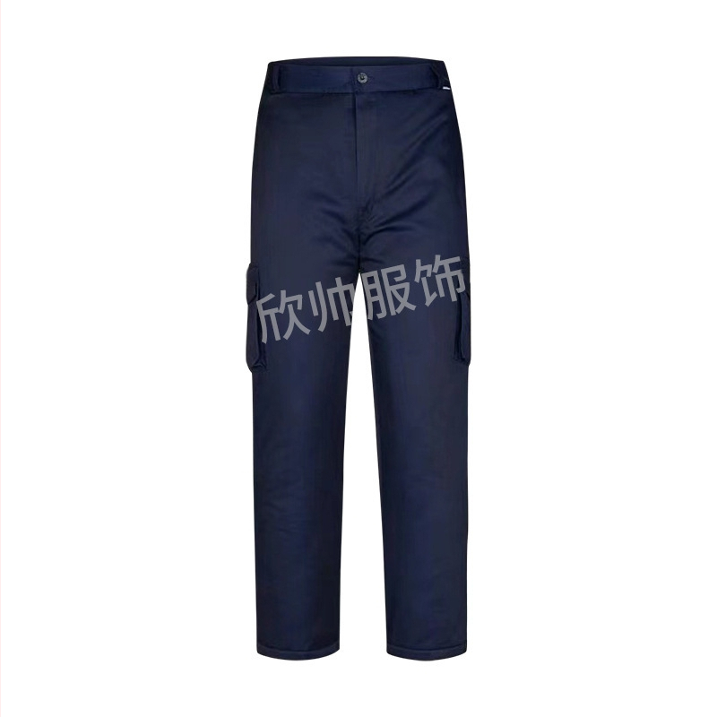 Зимни еднокомпонентни памучни панталони Работно облекло Памучни панталони Работно облекло за защита на труда Памучни панталони за мъже и жени Удебелени топли и студоустойчиви, за съхранение в студено