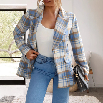 Amazoni piiriülene Euroopa ja Ameerika Ühendriikide uus pikkade varrukatega pluss-suuruses naiste ülikonnajakk