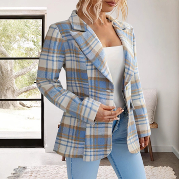 Amazoni piiriülene Euroopa ja Ameerika Ühendriikide uus pikkade varrukatega pluss-suuruses naiste ülikonnajakk