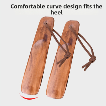 Laisk kingatõmbaja 15,5 cm puidust kingatõmbaja lehmanahast köiega majapidamiskingatõmbaja kingatõstja kingatarvikud laser