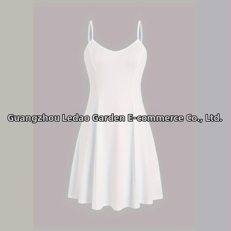 Dámske jednofarebné šnurovacie volánikové priehľadné dlhé šaty do A s priehľadnými volánikmi