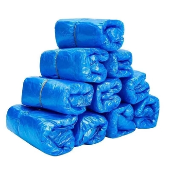 Mājsaimniecības putekļus necaurlaidīgs plastmasas apavu pārvalks Unisex ūdensnecaurlaidīgs apavu pārvalks Jauns materiāls PE pēdu pārvalks Sabiezināts vienreizlietojamais apavu pārvalks