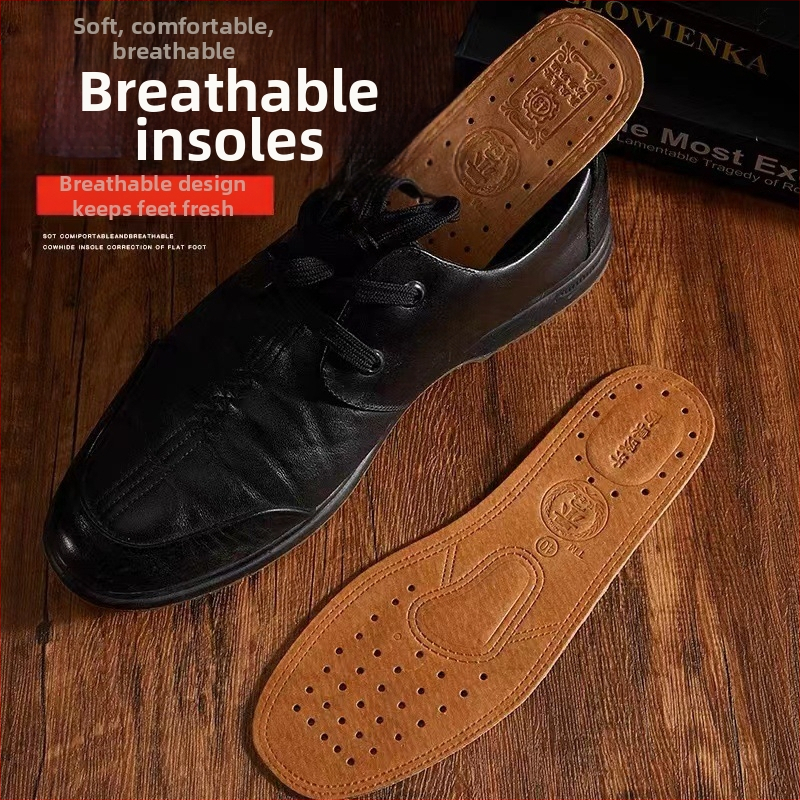 Natūralios odos vidpadžiai vyrams, prakaitą sugeriantys, kvėpuojantys, sustorinti sportiniai minkšti vidpadžiai moterims, patogūs kiaulės odos vidpadžiai