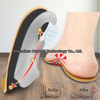 Odinis pėdos arkos įtvaras Sportinis korekcinis vidpadis Vidinis išskleidimas XO Leg Evarus plokščiapėdystės korekcija Prakaito sugėrimas Dezodoruojantis