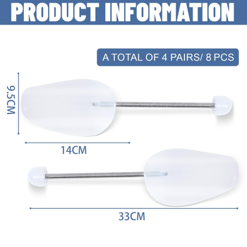 Vyrų ir moterų plastikiniai spyruokliniai batų įtvarai, plastikiniai batų įtvarai, batų formos pirštai, apsaugantys nuo raukšlių, spyruokliniai batų įtvarai, didmeninė prekyba