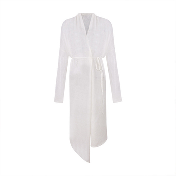 Cardigan de toamnă cu șiret, stil leneș, cu protecție solară, pentru femei, cu textură de nor, mohair, vrac, lung, tricotat, cu șiret