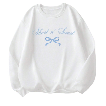 Transfrontaliere Stație Independentă Vânzare Fierbinte Nou Guler Rotund Arc Imprimat Toamna și Iarna Pulover All-match Pulover Sweet fără pălărie