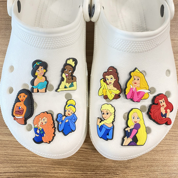 Παπούτσια Cave Flower Shoe 15 Κοστούμι πριγκίπισσας Αξεσουάρ παπουτσιών DIY Αξεσουάρ παπουτσιών από μαλακό καουτσούκ Αγκράφα παπουτσιών Κοσμήματα PVC