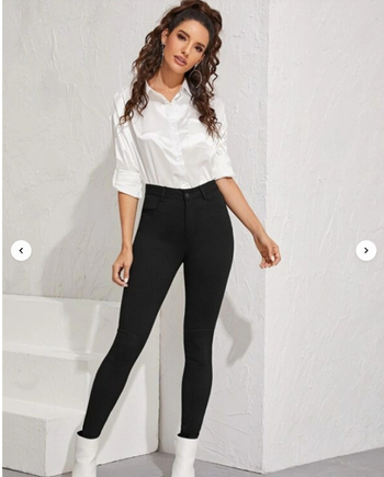 Jarné a jesenné 2021 Nové Amazon Independent Station Európske a americké sexy vysoko elastické džínsy Dámske legíny s vysokým pásom a cezhraničnou výšivkou