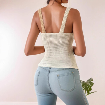 Νέο Ευρωπαϊκό και Αμερικανικό γιλέκο Amazon του 2023 με λεπτή εφαρμογή και ασορτί χρωματική πλάτη, χωρίς κορδόνια και λαιμόκοψη V, σε πολύ χαμηλές πωλήσεις