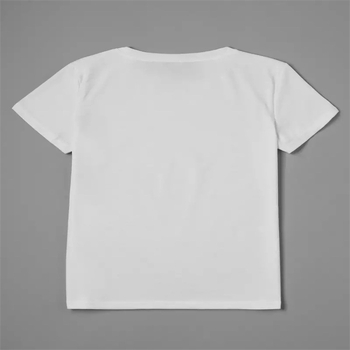 Tricou de vară pentru femei Cross Border, imprimat, la modă, casual, drăguț, cu mânecă scurtă, cu ochi, imprimat, cu mânecă scurtă