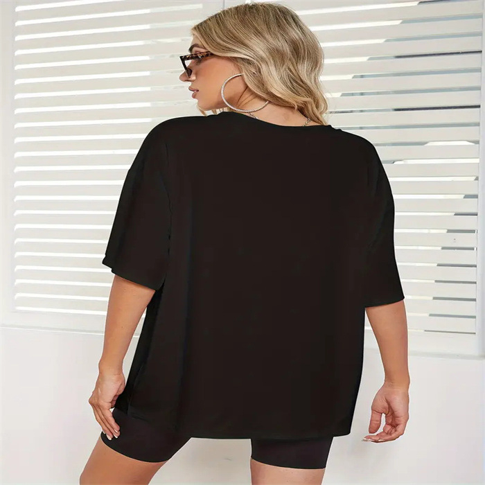 Tricou de vară pentru femei Cross Border, imprimat, la modă, casual, drăguț, cu mânecă scurtă, cu ochi, imprimat, cu mânecă scurtă