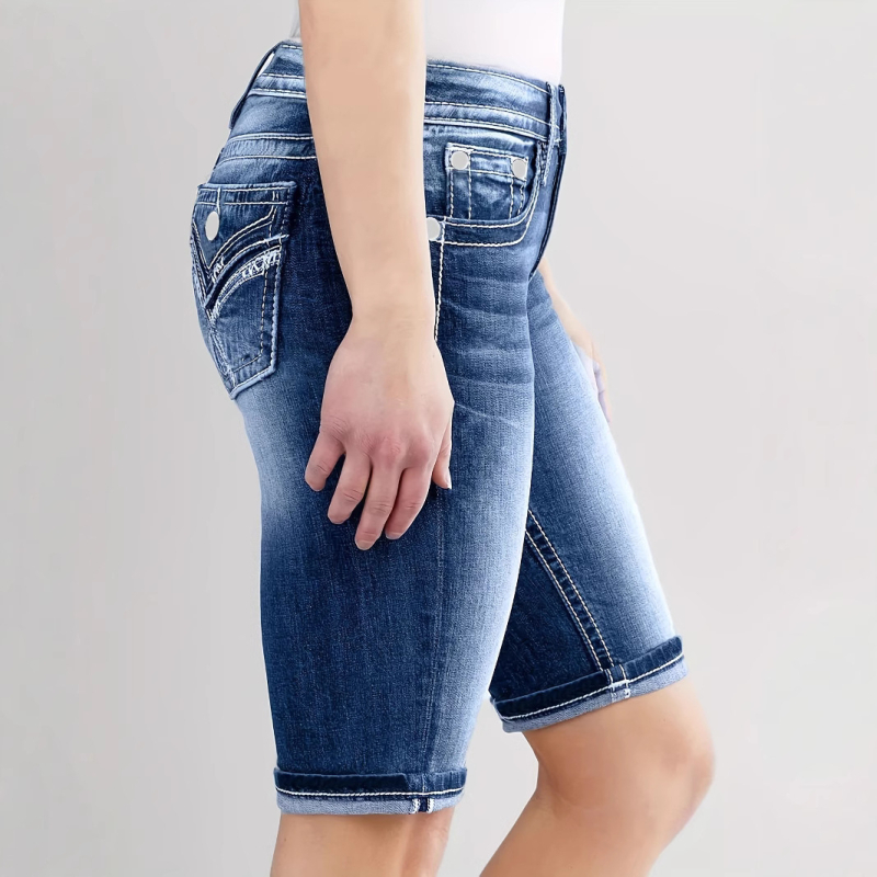 2024 Noi blugi transfrontalieri Amazon, vânduți la prețuri mari în Europa și America, 2424#, noi, casual, slim, pentru femei, care se potrivesc perfect