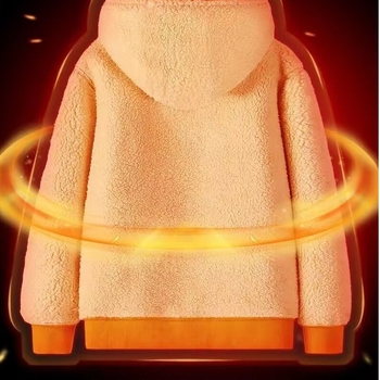 Мъжки зимен полар с дебела качулка, връхни дрехи, свободни мъжки качулки, вълнени, полар, зимни дрехи, черни на склад