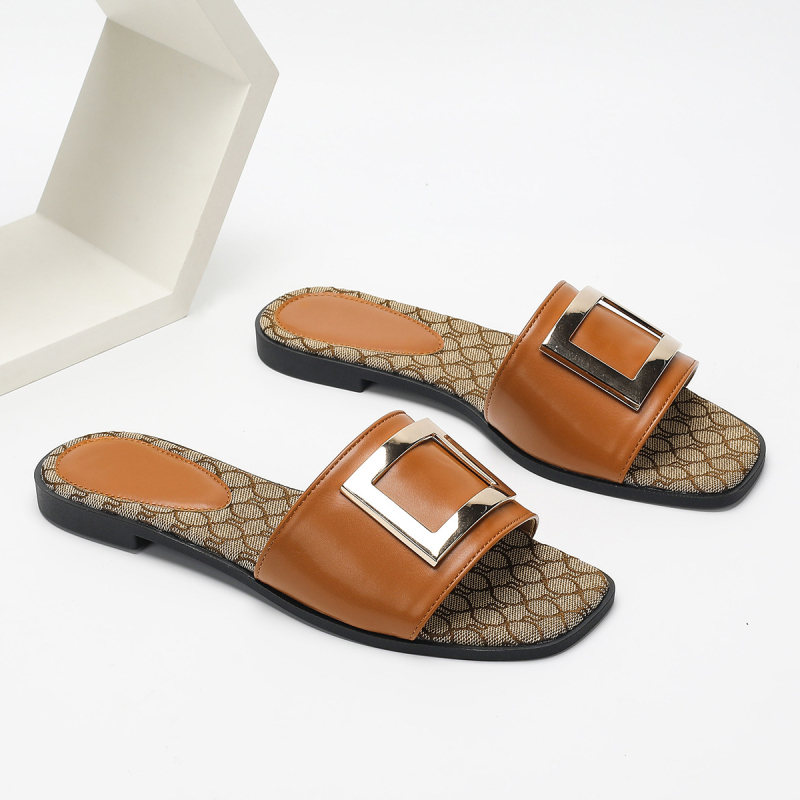 Dámske papuče s hranatou prackou, módne a pohodlné, protišmykové, na pláž, voľný čas, dovolenku, jednodielne, dropshippingové, pre ženy