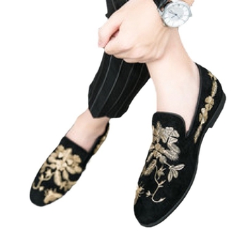 Άνοιξη 2025 Νέα Ανδρικά Loafers με Κέντημα, Μοντέρνα, Μεγάλα Μεγέθη, Κεντημένα Παπούτσια για Χαλαρά Παπούτσια, Δερμάτινα Παπούτσια για Επιχειρήσεις