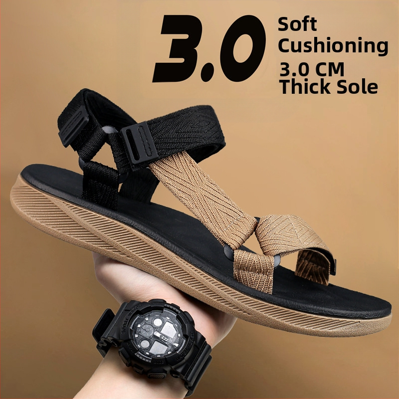 2024 Nové letné pánske plážové topánky EVA mäkká podrážka Pánske outdoorové sandále Cezhraničný zahraničný obchod Vietnamské sandále