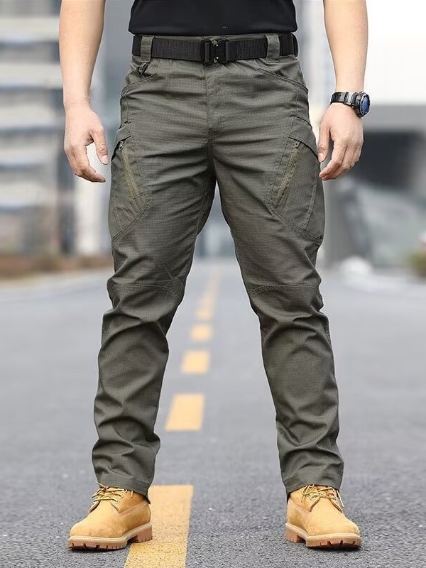 Pantaloni lungi de pescuit pentru bărbați, stil tactic, de antrenament de luptă, rezistenti la uzură, pentru exterior, de munte, Chaolun Cloth