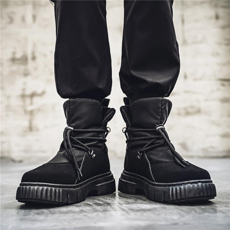 2025. aasta uued kevadised Martini saapad, vabaaja spordimoe trendid, kõrbe retro mootorratta meeste kõrge säärega tööriiete saapad