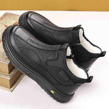 Žieminiai aukštakulniai odiniai batai Vyriški batai su vilnos pamušalu Medvilniniai batai Sustorinti šilti batai Tėčio batai Trumpi batai Verslo laisvalaikio odiniai batai Vyriški batai