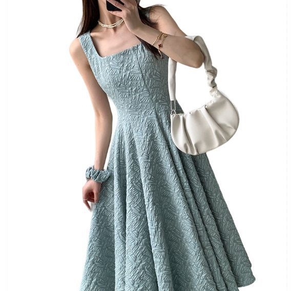 Dámske letné šaty s dlhým výstrihom, úzky strih, francúzsky pás, elegantné, luxusné, s veľkým výstrihom, 2023