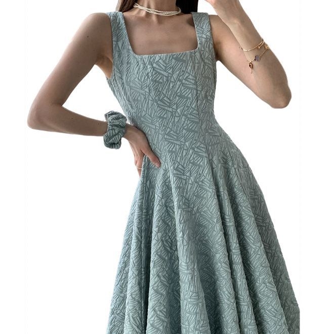 Dámske letné šaty s dlhým výstrihom, úzky strih, francúzsky pás, elegantné, luxusné, s veľkým výstrihom, 2023