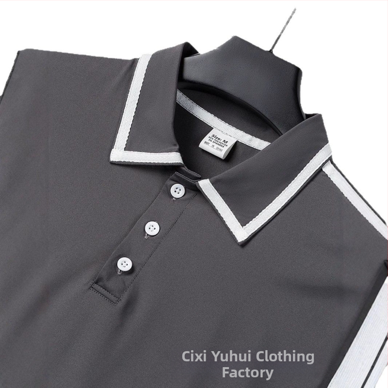 Pánsky polo top s farebnými blokmi, krátky letný, ležérny, nový, 2024