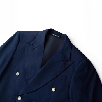 Трансграничен популярен фурнир Единичен нов ретро тъмносини птичи поглед дизайн голяма марка мода джентълмен голяма марка фабрика