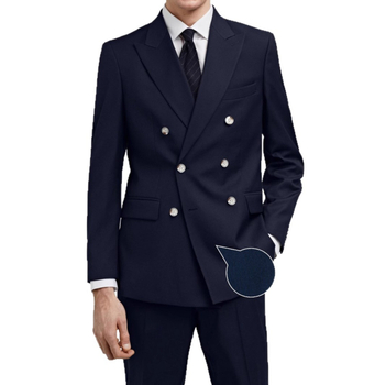 Трансграничен популярен фурнир Единичен нов ретро тъмносини птичи поглед дизайн голяма марка мода джентълмен голяма марка фабрика