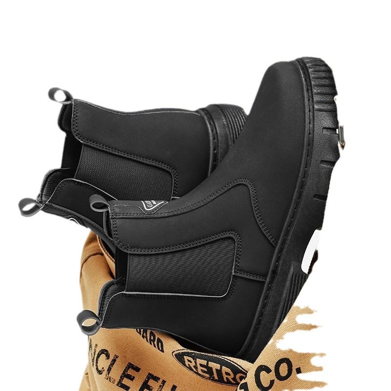 Cizme Martin pentru bărbați, stil retro casual britanic, cu mânecă înaltă, toamnă, sport, groase, cizme de scule