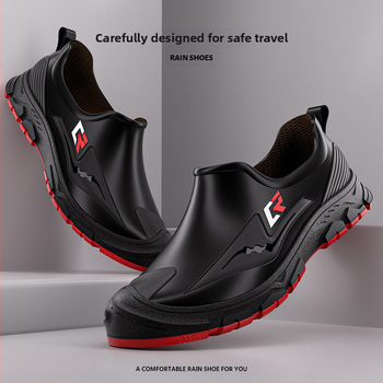 Χαμηλές μπότες βροχής, ανδρικές καλοκαιρινές αδιάβροχες μπότες, αποσμητικά παπούτσια νερού, αντιολισθητικά παπούτσια κουζίνας, παπούτσια σιλικόνης ενηλίκων για εργοτάξια